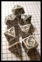 Dice : Dice - Dice Sets - Q Workshop Celtic White and Black - Ebay June 2010